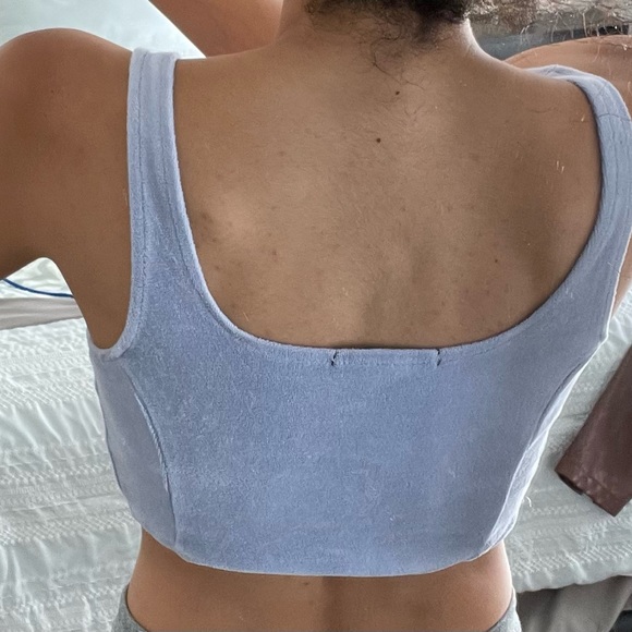 Lavender “baddie” crop top - Picture 3 of 3